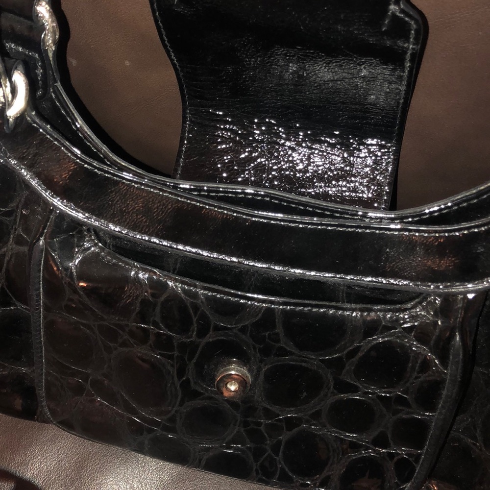 Black patent leather Brighton Handbag - Picture 2 of 5